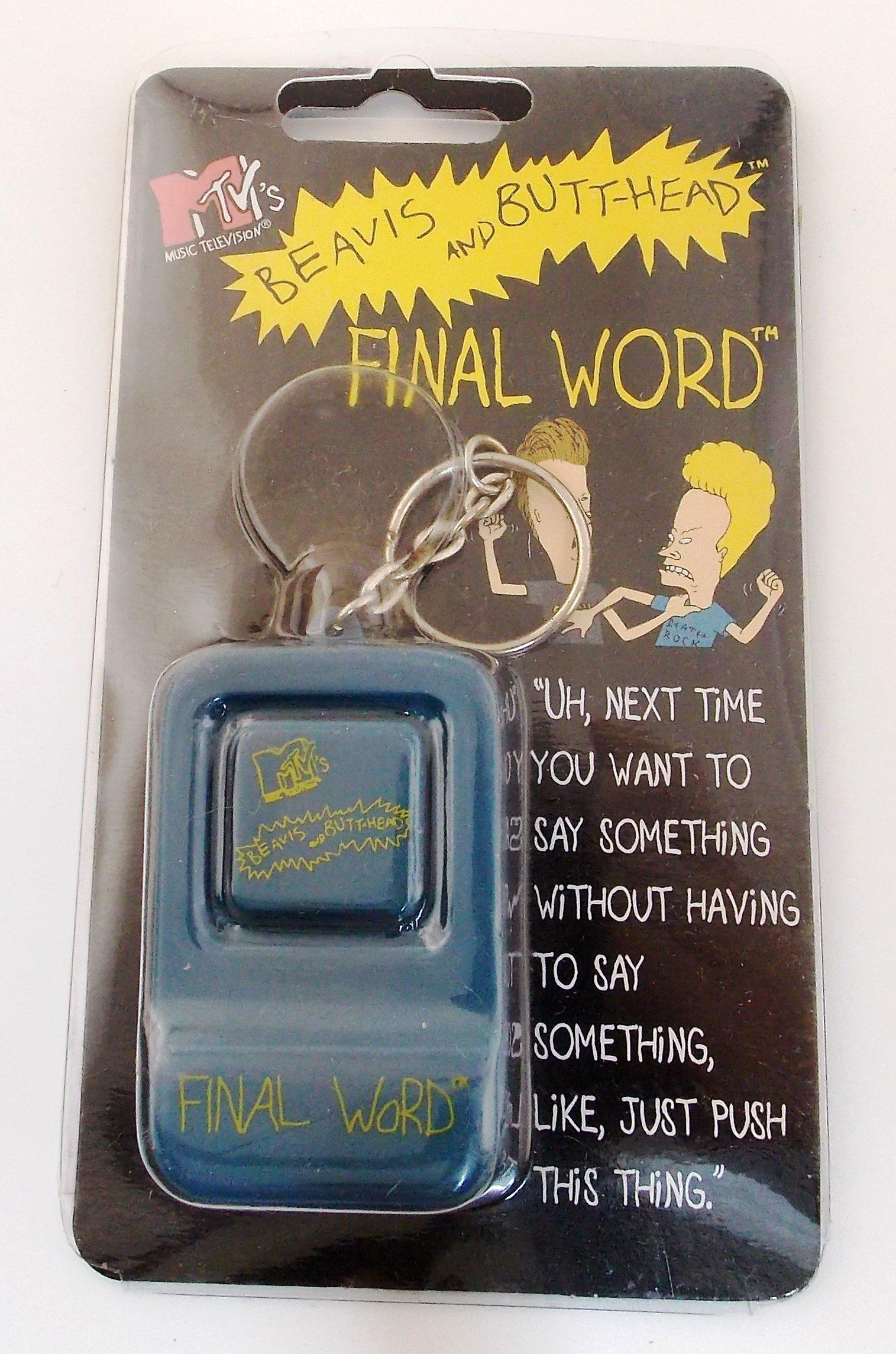 "Final Word" Beavis and Butthead "Talking" Electronic Keychain