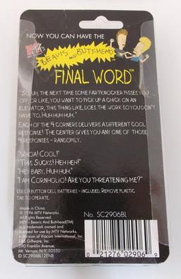 "Final Word" Beavis and Butthead "Talking" Electronic Keychain