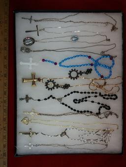 Assorted Lot of Religious Necklaces
