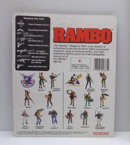 Vintage 1985 Coleco Rambo Action Figure Weapons Pack