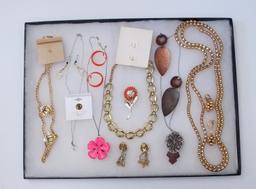 Necklace, Earring & Pin Lot