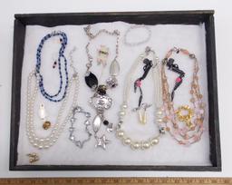 Necklace, Earring, Bracelet & Brooch Lot