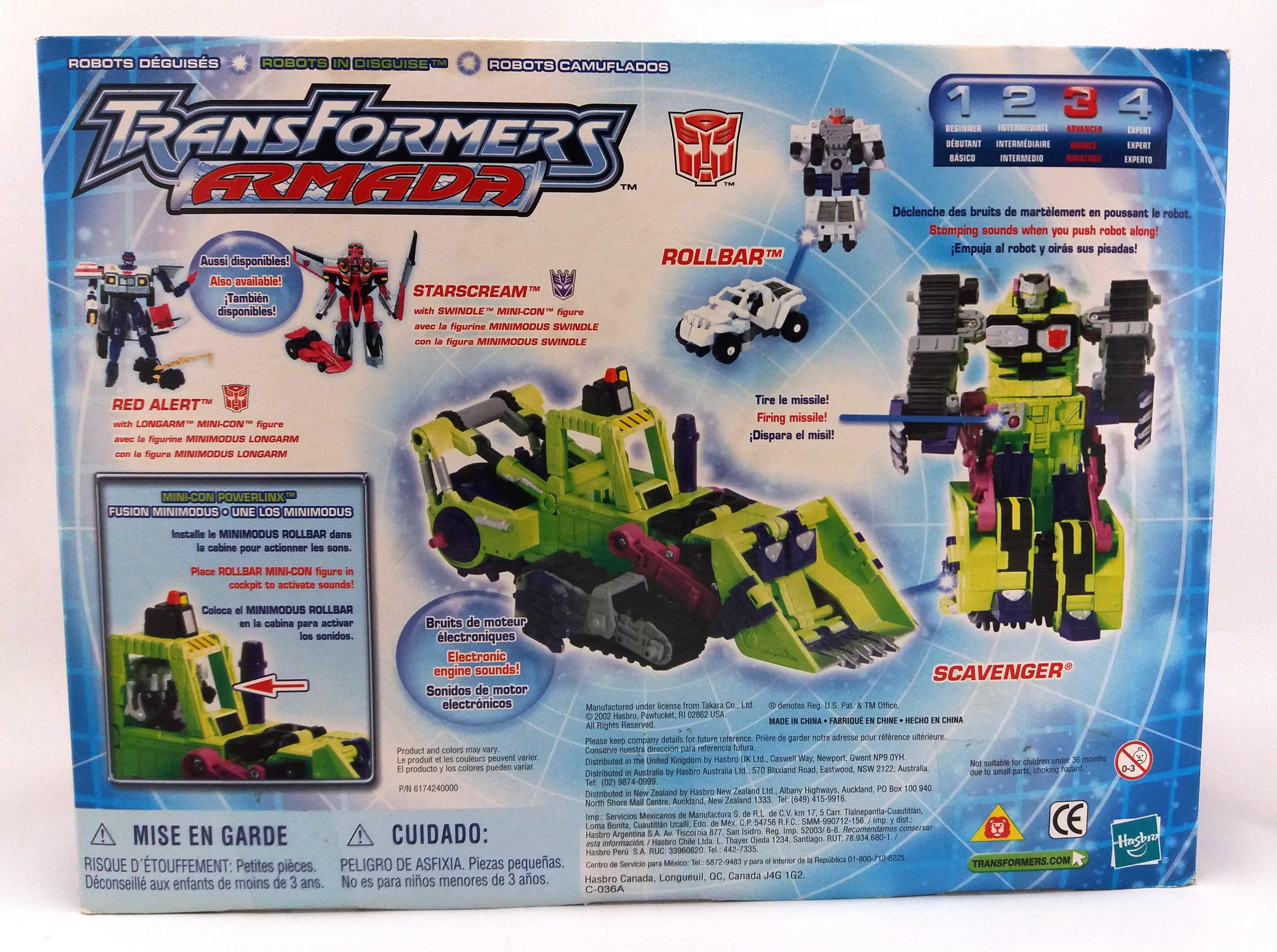Scavenger Transformers Armada Leader Class Action Figure