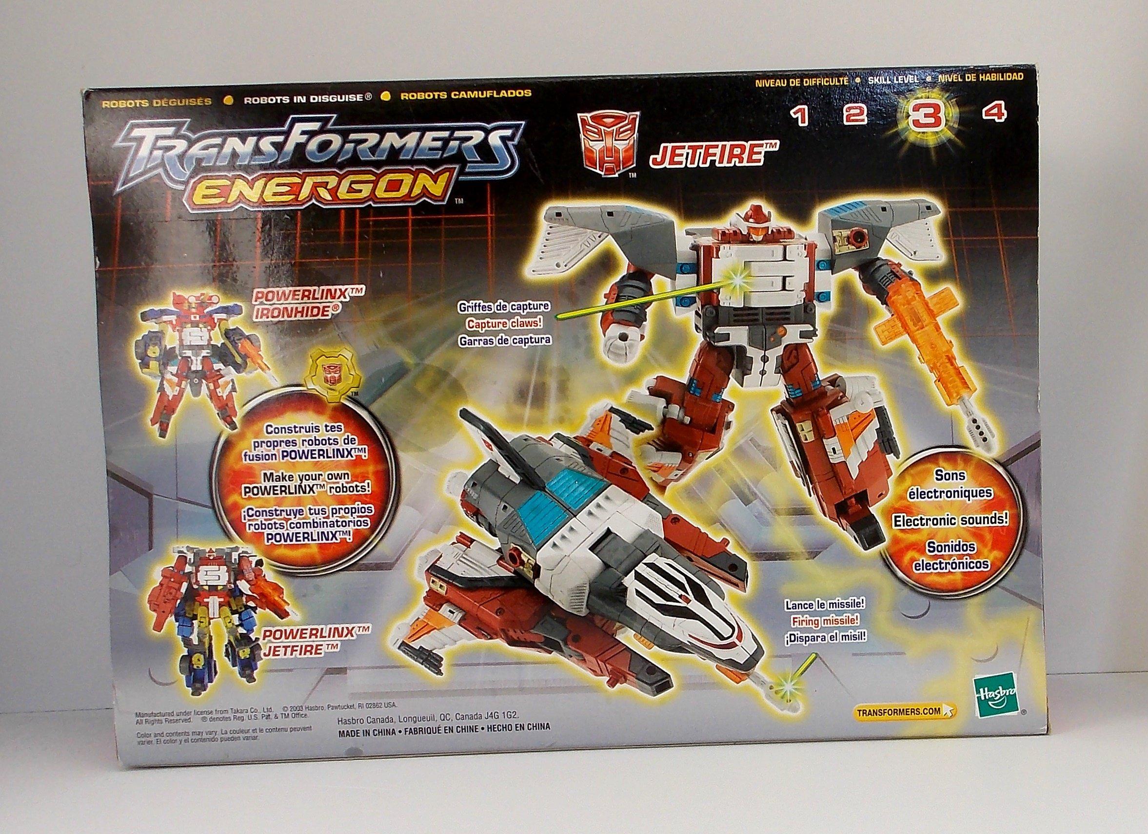 Jetfire Energon Voyager Class Transformers Action Figure