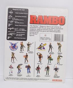 Vintage 1985 Coleco Rambo Action Figure Weapons Pack