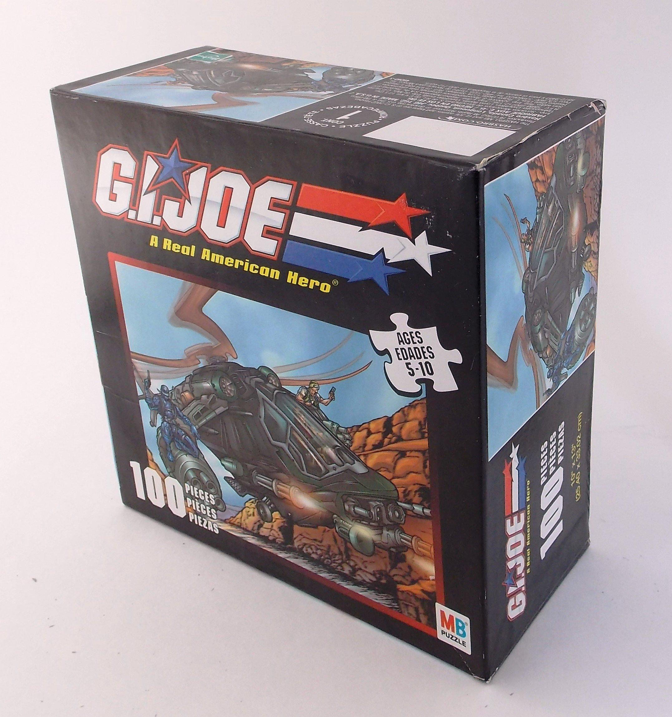 G.I. Joe 2002 Joe Vs. Cobra 100 Piece Night Attack Chopper Puzzle Set