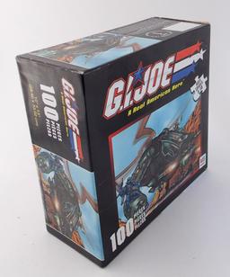 G.I. Joe 2002 Joe Vs. Cobra 100 Piece Night Attack Chopper Puzzle Set