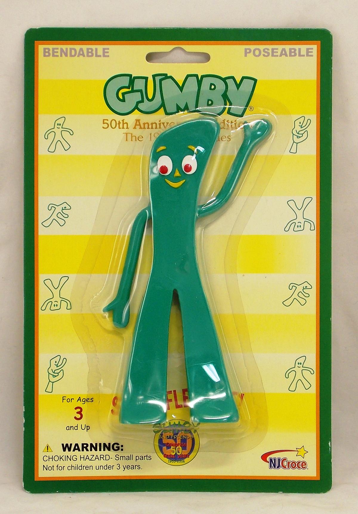 Gumby 50th Anniversary Bendable Figure