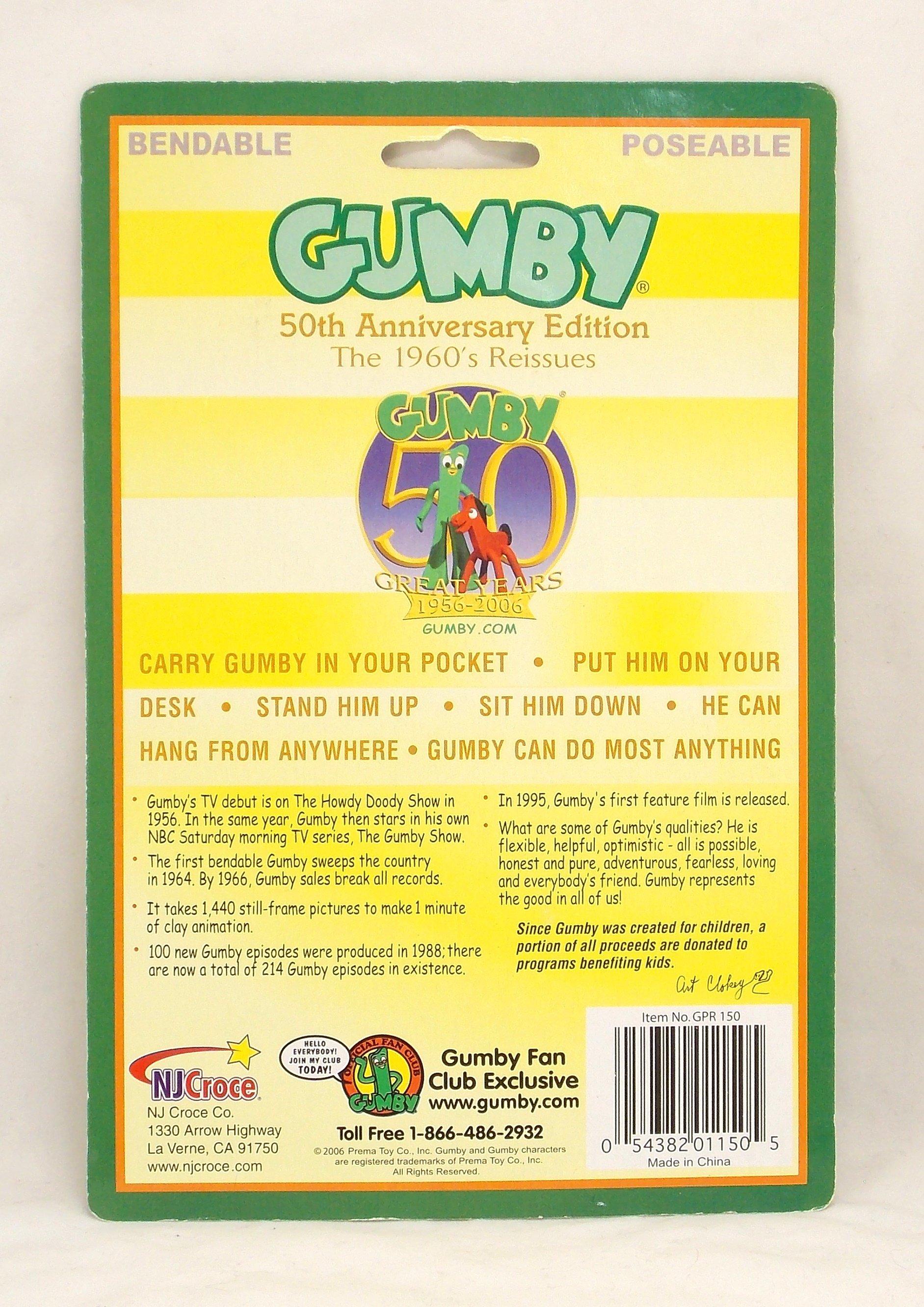 Gumby 50th Anniversary Bendable Figure