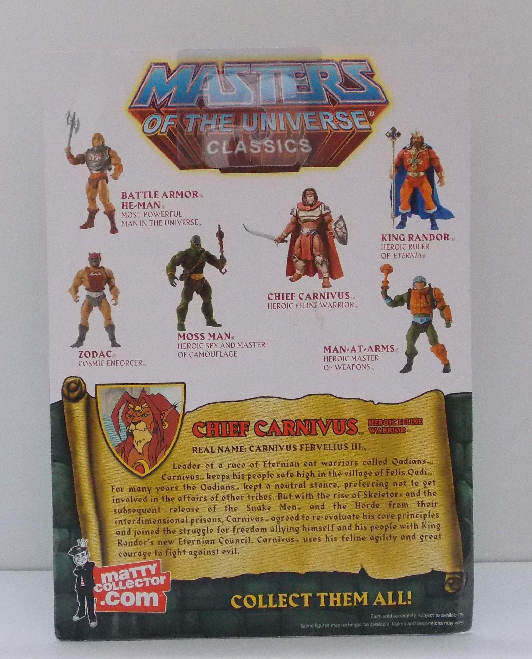 Chief Carnivus Masters of the Universe Classics He Man Action Figure