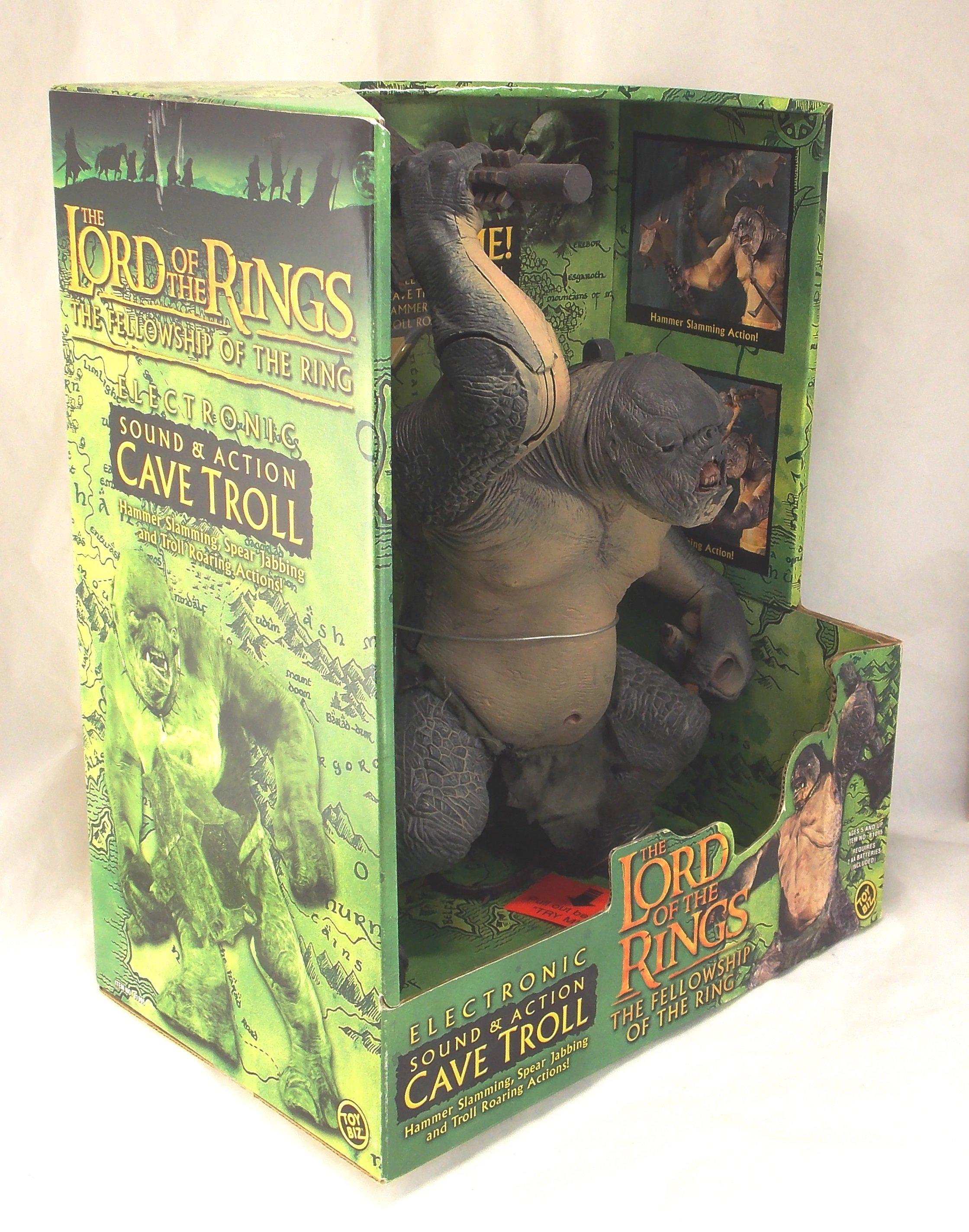 Cave Troll Deluxe Poseable Boxed Lord of the Rings Action Figure Toy