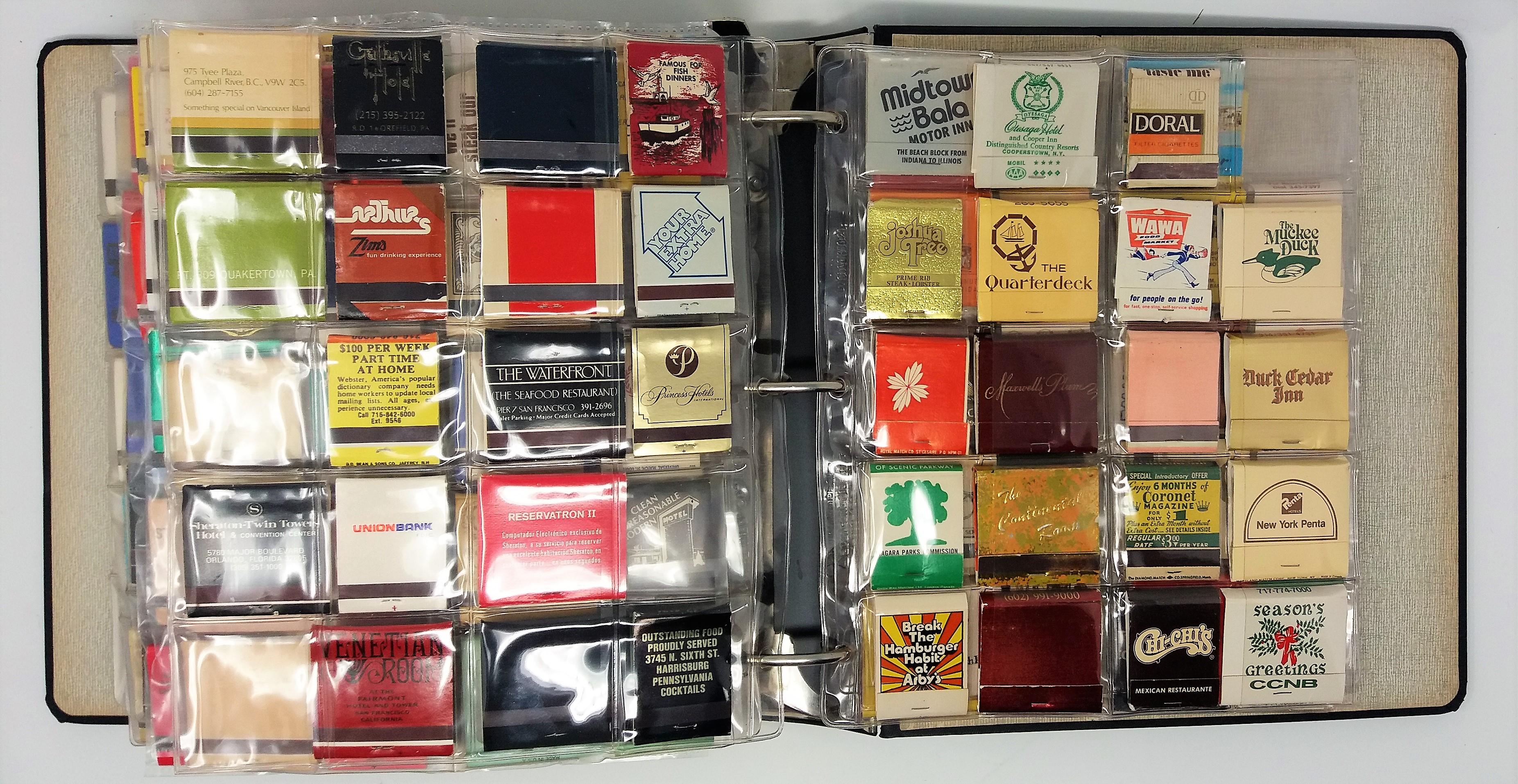 Collectible Matchbooks Large Assorted Lot