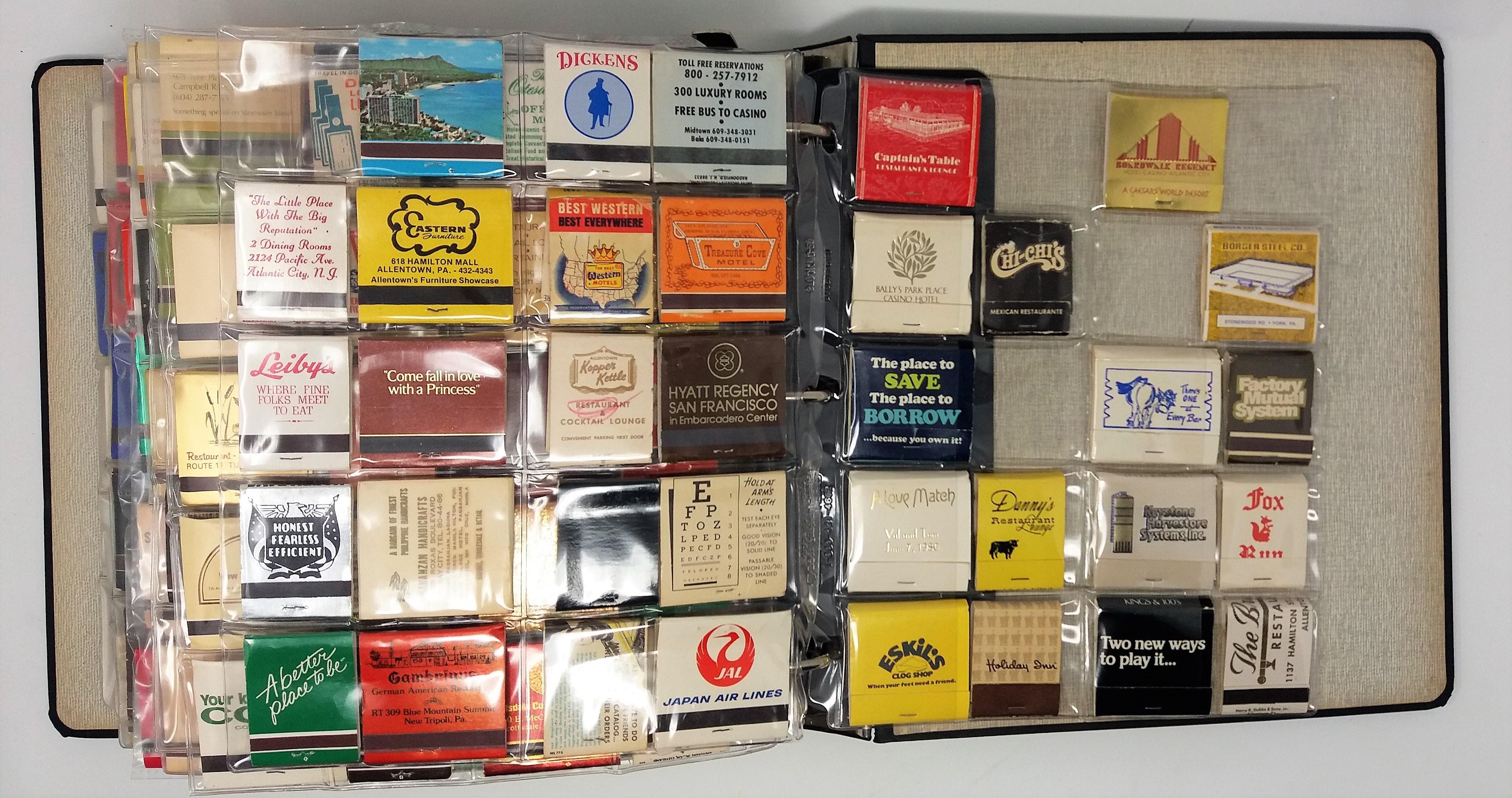 Collectible Matchbooks Large Assorted Lot