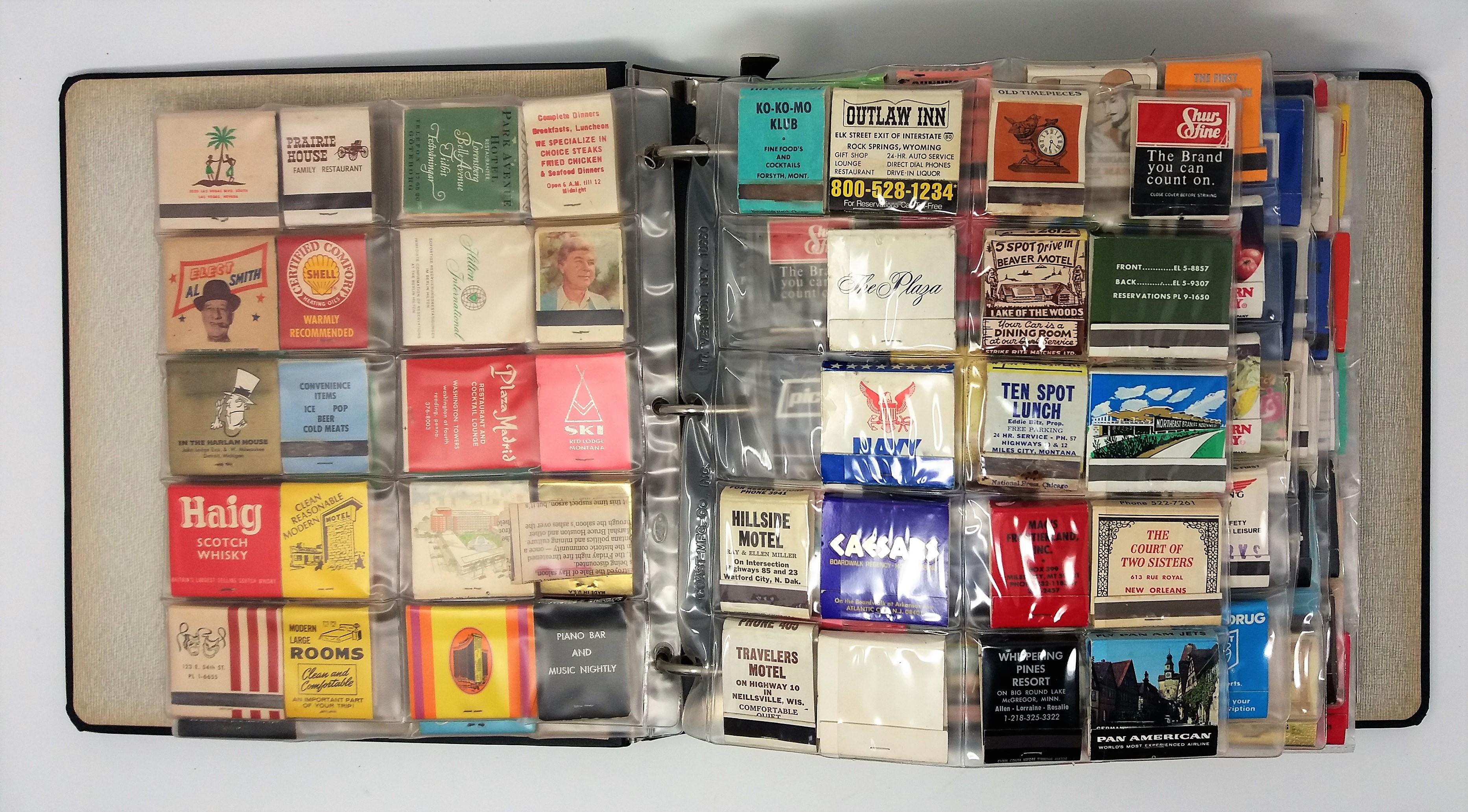 Collectible Matchbooks Large Assorted Lot