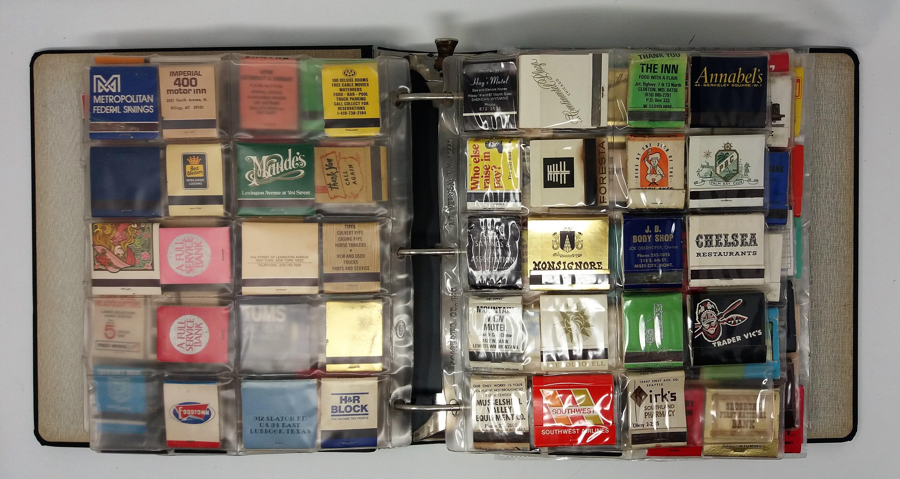 Collectible Matchbooks Large Assorted Lot