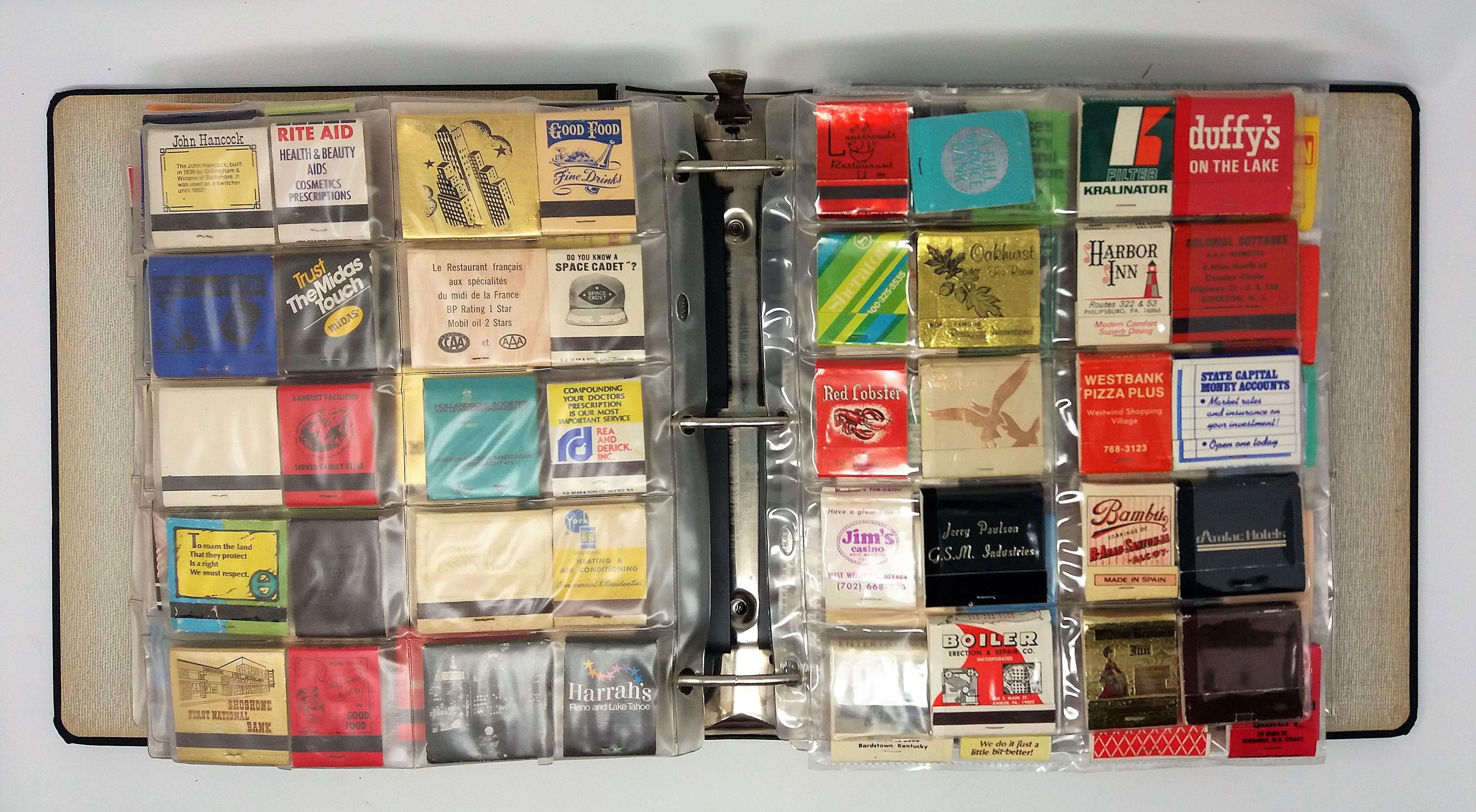 Collectible Matchbooks Large Assorted Lot