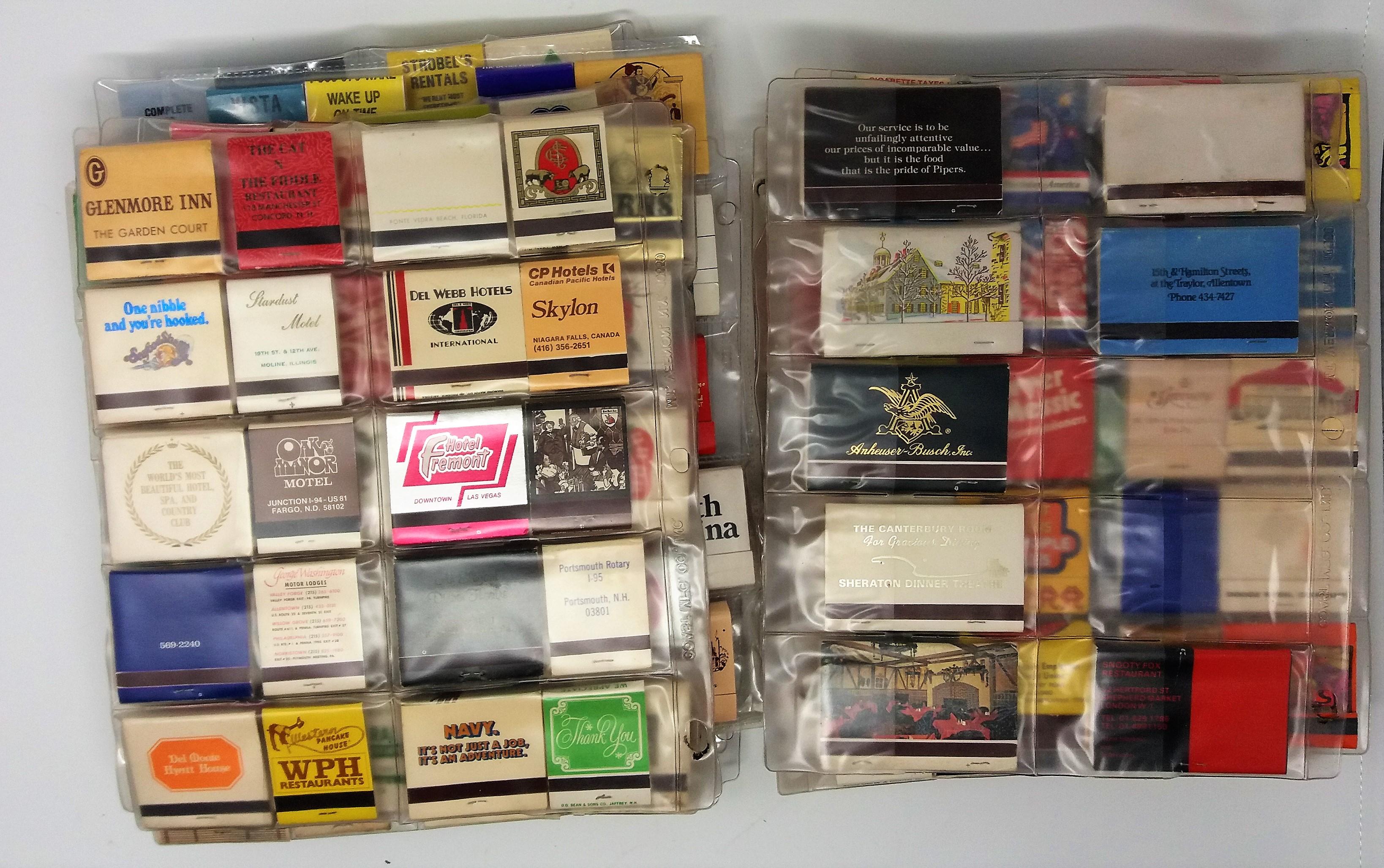 Collectible Matchbooks Large Assorted Lot