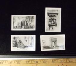 Lot of Tobacco Card Sized Valley Forge Landmark Photographs