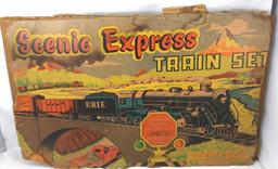 Marx Scenic Express Toy Train Tin Litho Playset