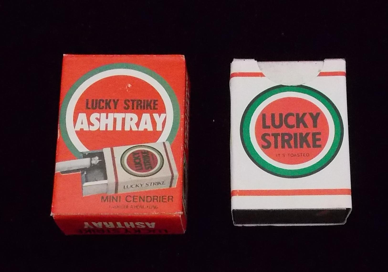 Lucky Strike Mini-Ashtray in Original Box