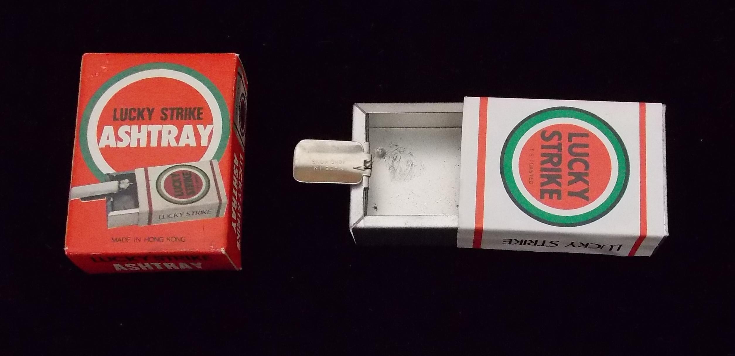 Lucky Strike Mini-Ashtray in Original Box