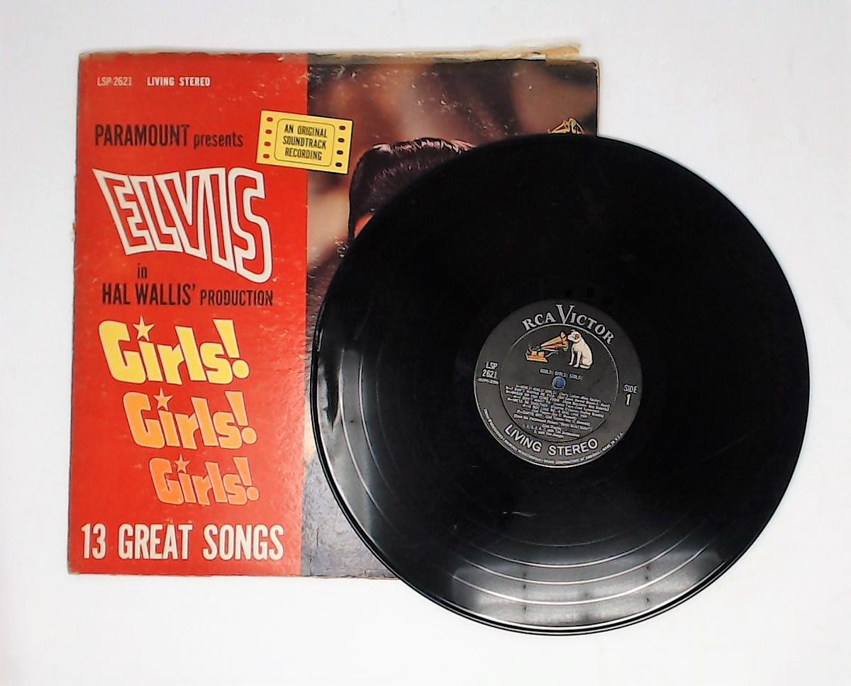 Elvis Presley "Girls! Girls! Girls!" Vintage Record Album