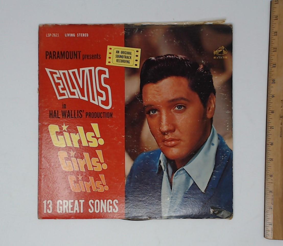 Elvis Presley "Girls! Girls! Girls!" Vintage Record Album