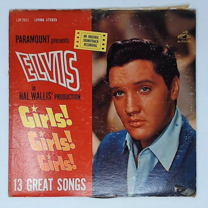 Elvis Presley "Girls! Girls! Girls!" Vintage Record Album