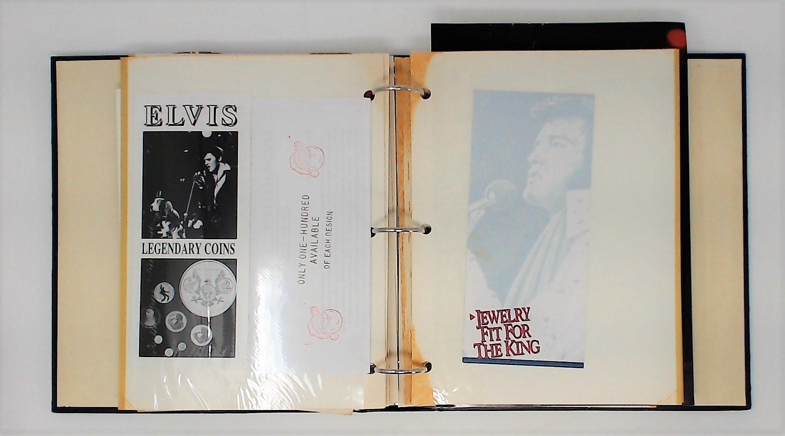Homemade Elvis Presley Scrapbook / Photo Album