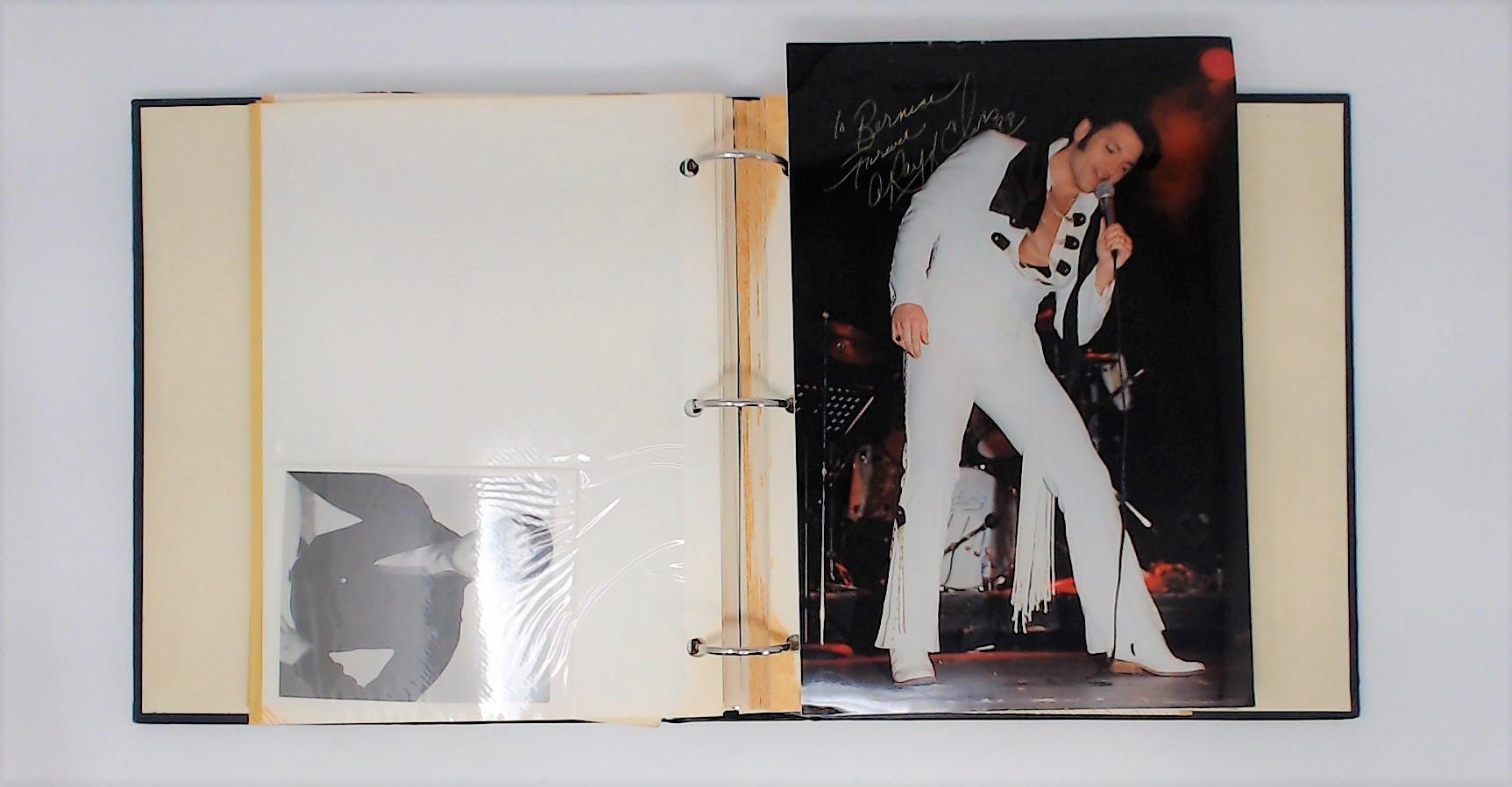 Homemade Elvis Presley Scrapbook / Photo Album