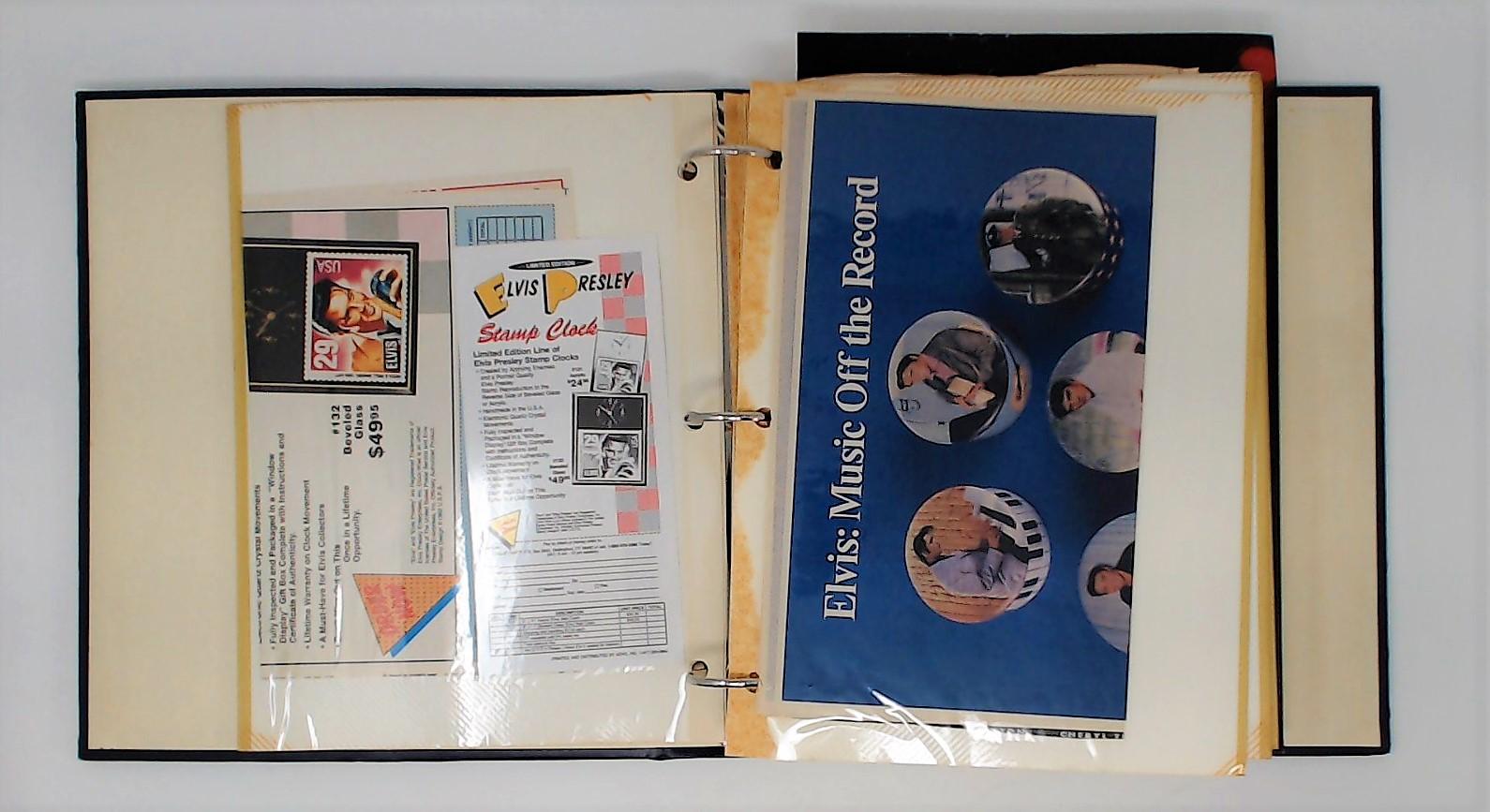 Homemade Elvis Presley Scrapbook / Photo Album