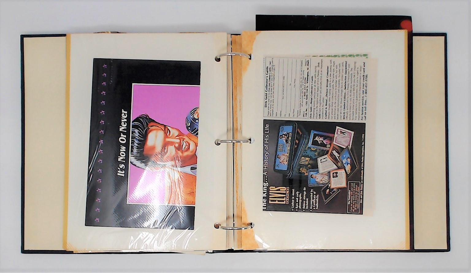 Homemade Elvis Presley Scrapbook / Photo Album