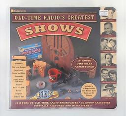"Old-Time Radio's Greatest Shows"  20 Cassette Radio Show Boxed Set