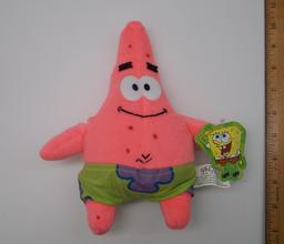 Patrick Starfish Spongebob Squarepants Plush Figure NWT