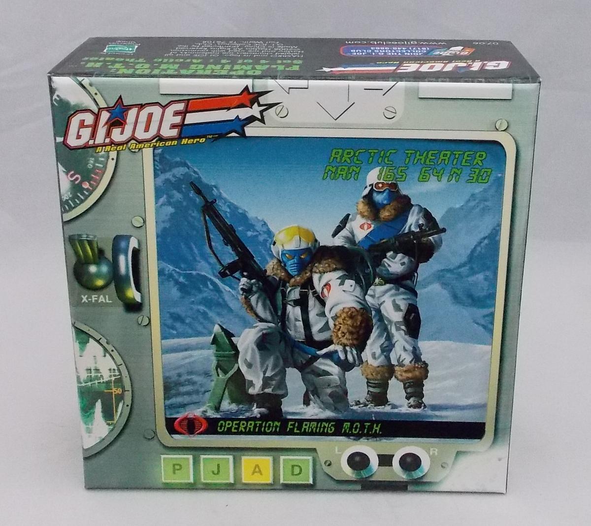 Flaming M.O.T.H.  Arctic Theater G.I. Joe Collector's Club Display Box