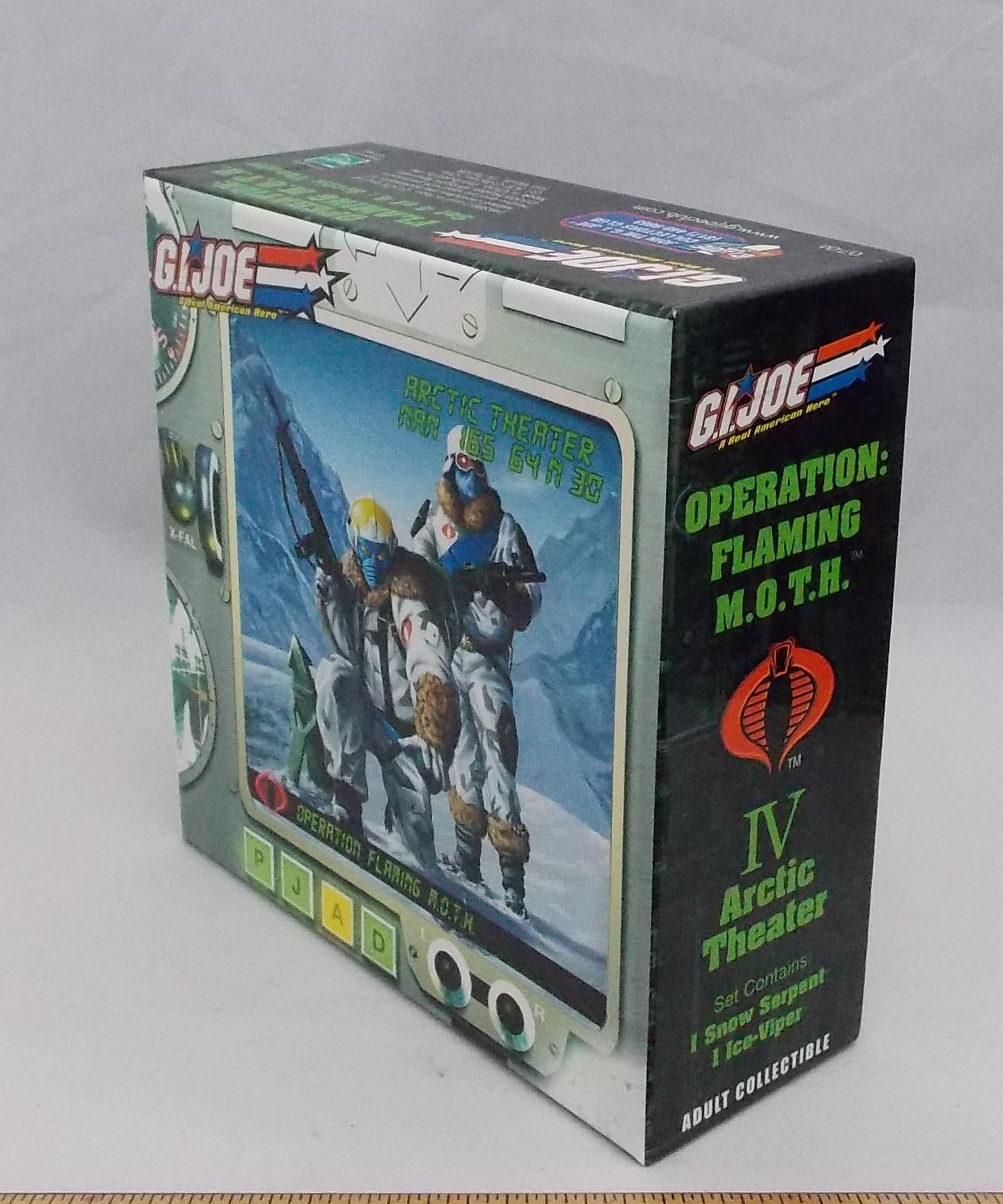 Flaming M.O.T.H.  Arctic Theater G.I. Joe Collector's Club Display Box