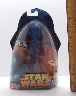 Holographic Emperor Palpatine TRU Exclusive Revenge of the Sith  Star Wars Action Figure