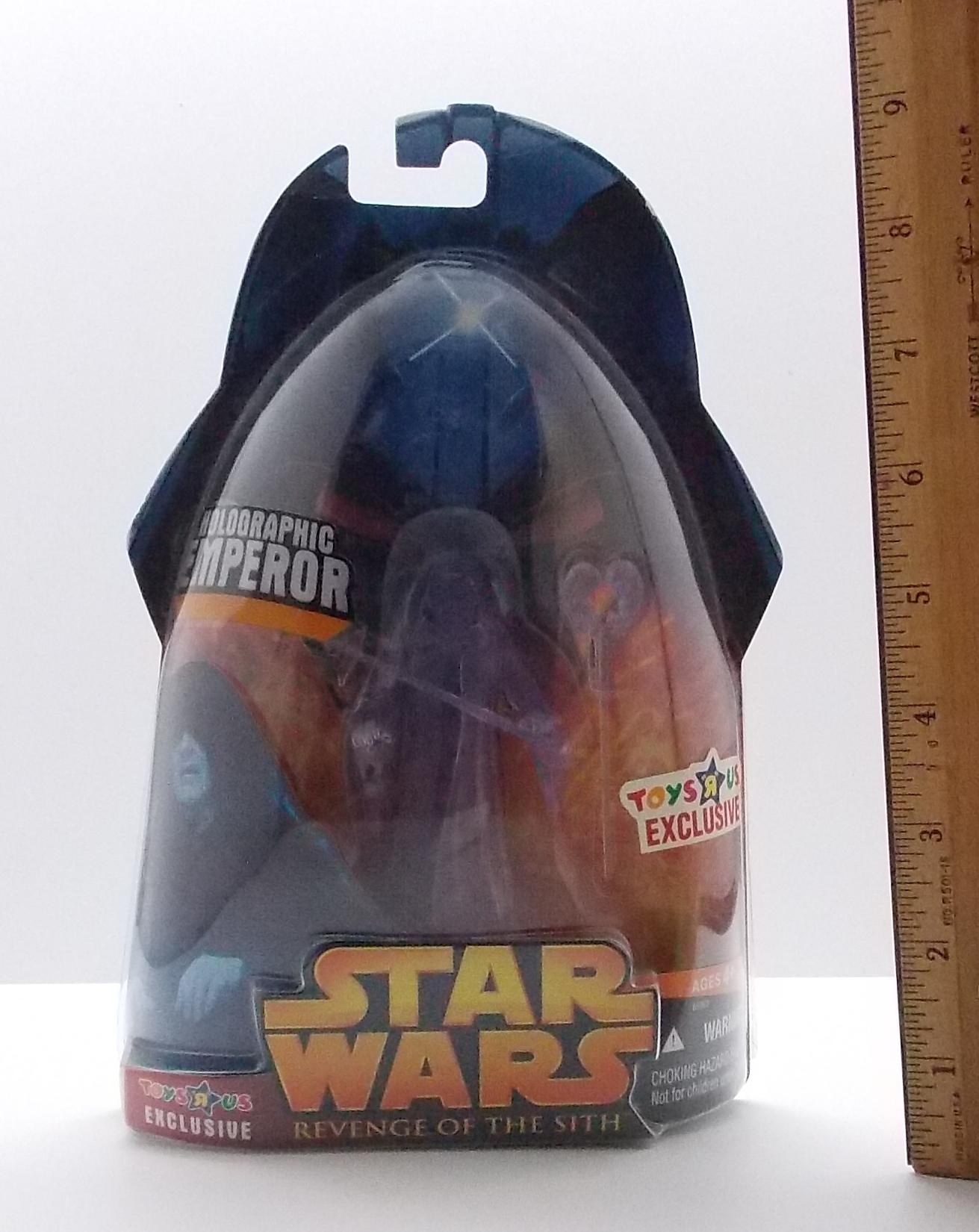 Holographic Emperor Palpatine TRU Exclusive Revenge of the Sith  Star Wars Action Figure