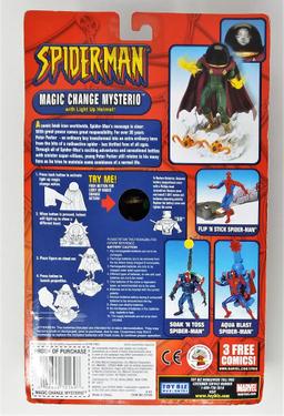 Spider-Man Magic Change Mysterio Toy Biz Super-Articulated Action Figure Toy