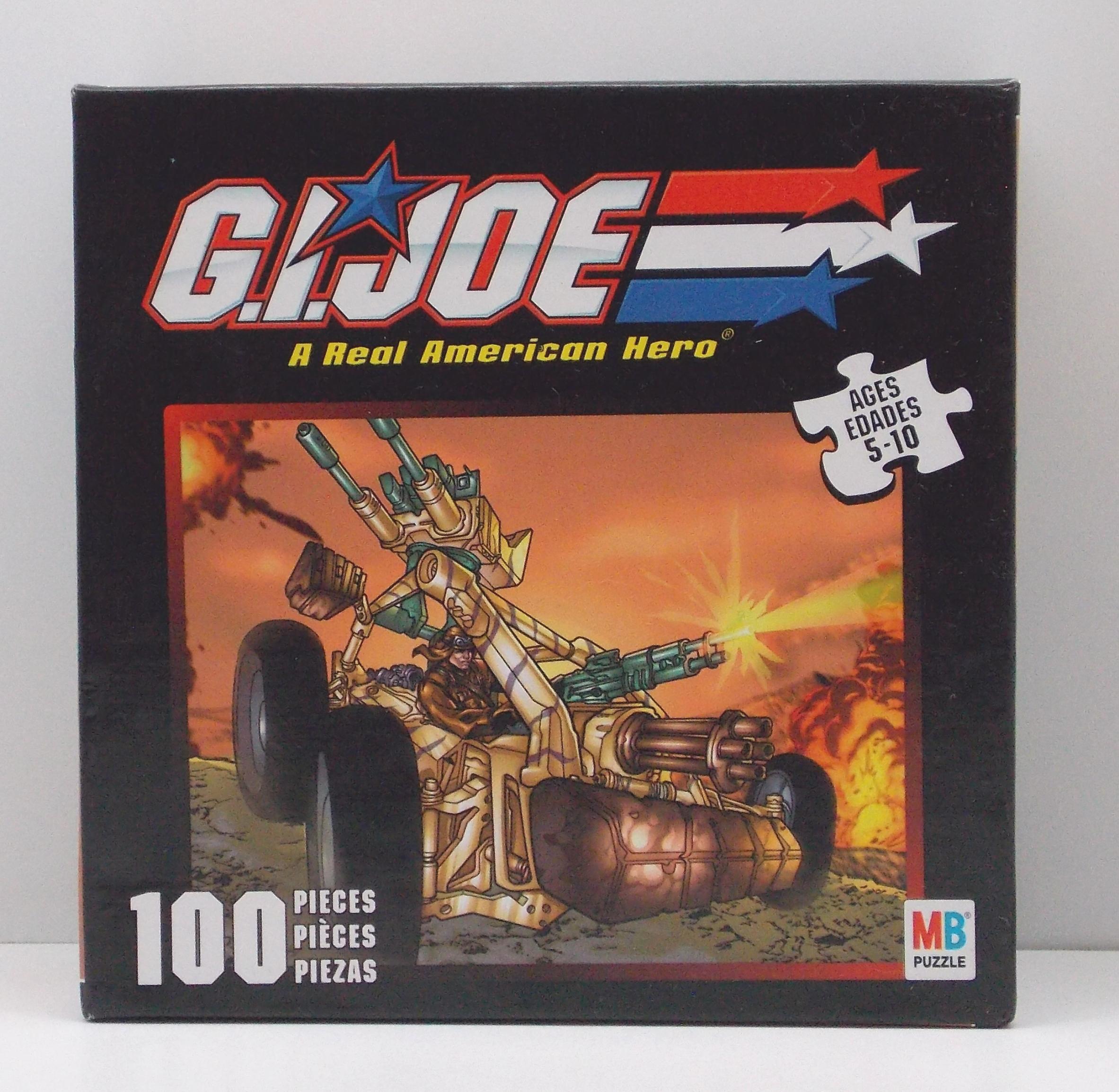 G.I. Joe 2002 Joe Vs. Cobra 100 Piece Sand Razor Puzzle Set