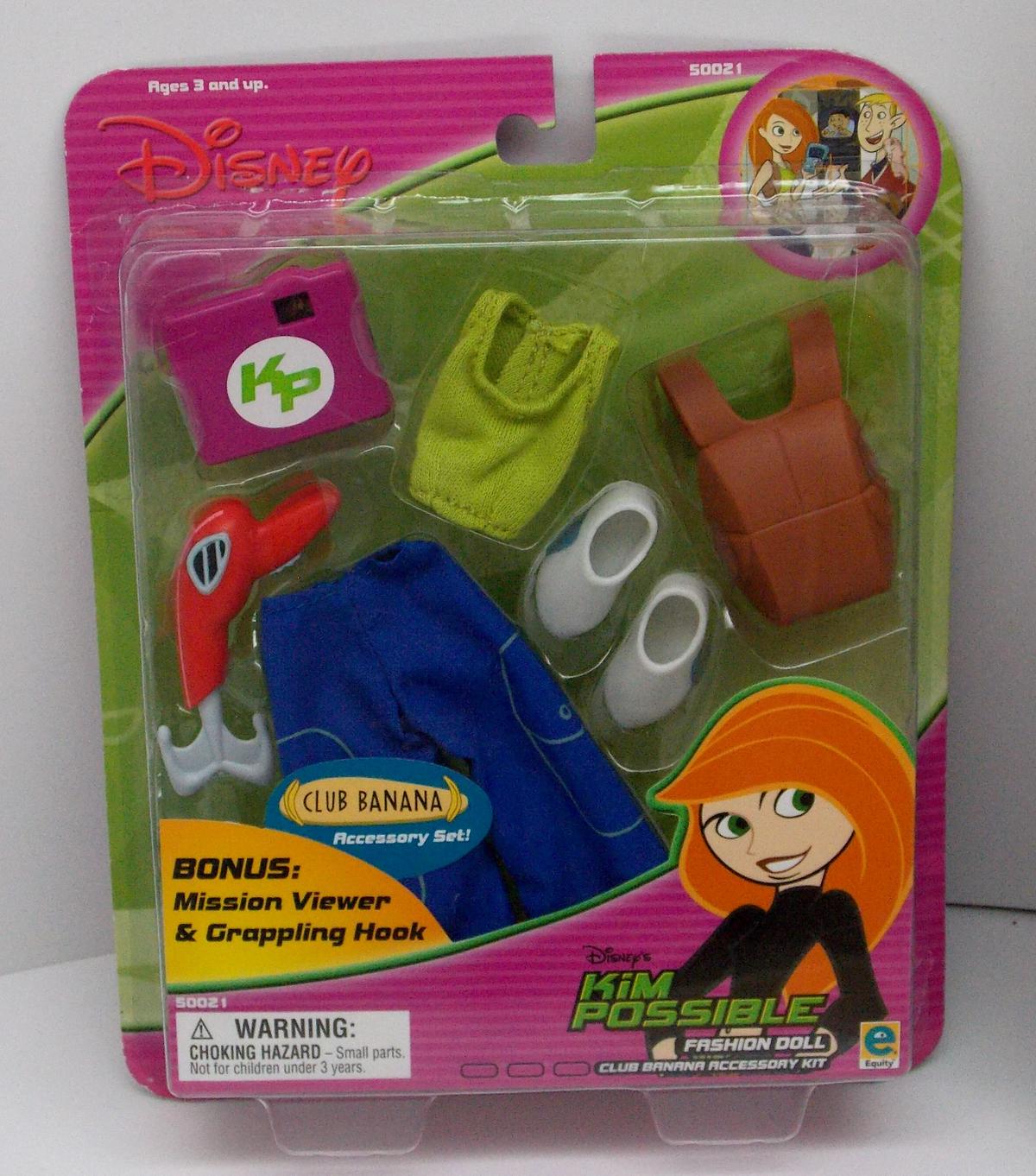 Disney Kim Possible Fashion Doll Accessory Kit