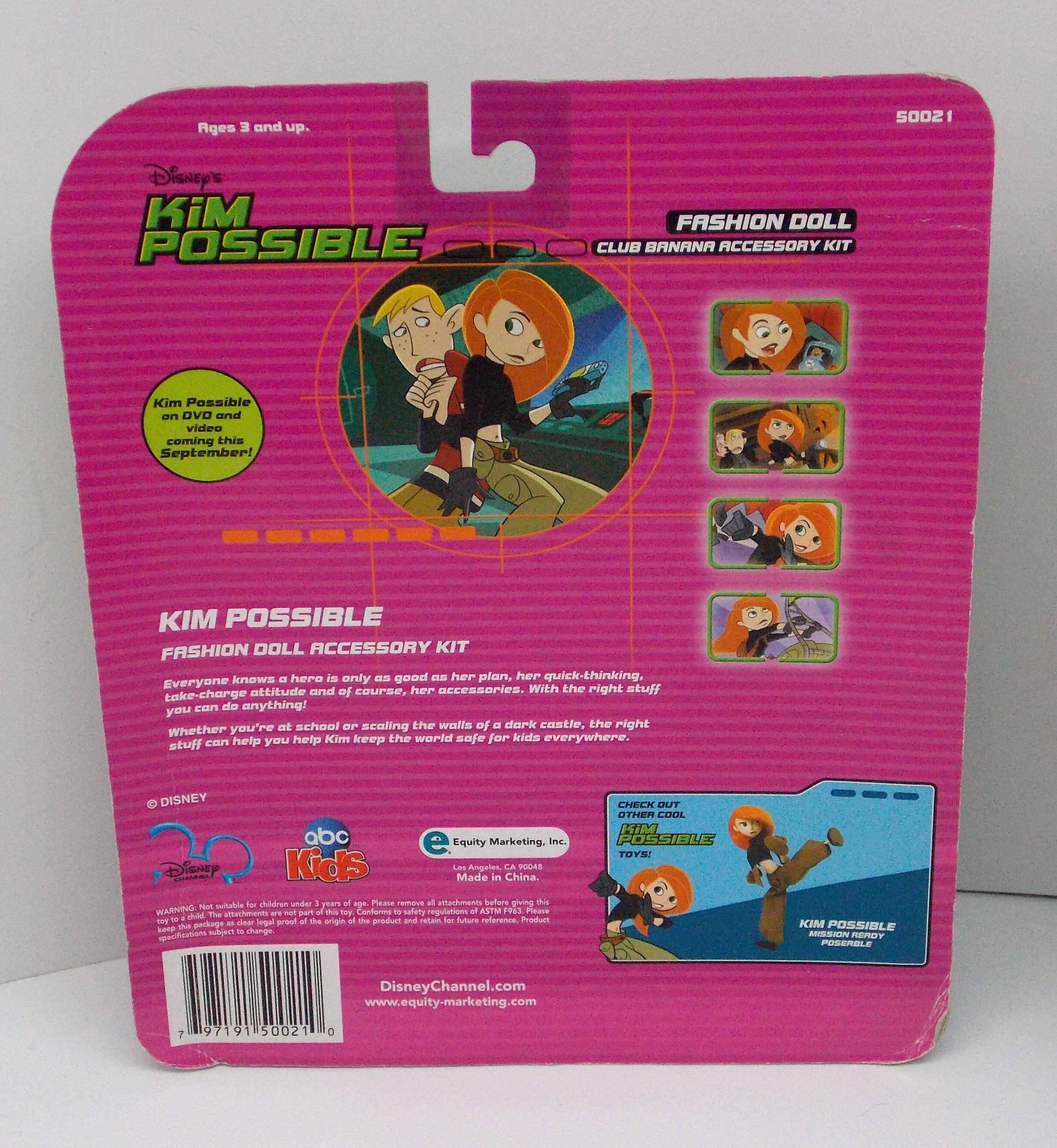 Disney Kim Possible Fashion Doll Accessory Kit