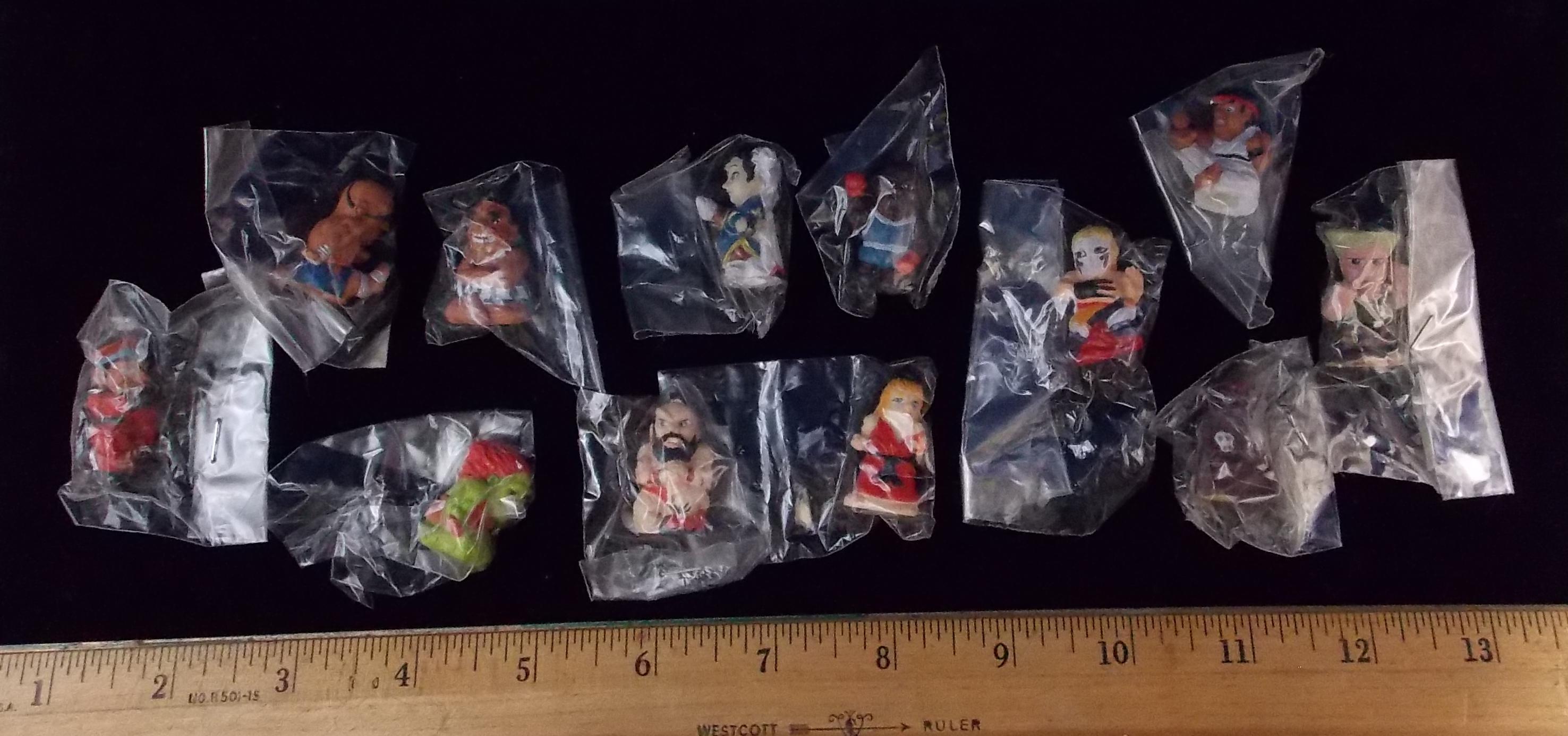 Street Fighter 2 Figural Pencil Topper Set