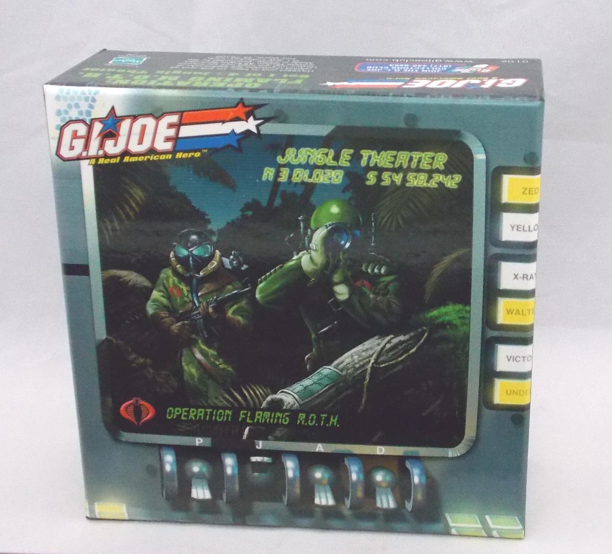 Flaming M.O.T.H.  Jungle Theater G.I. Joe Collector's Club Display Box