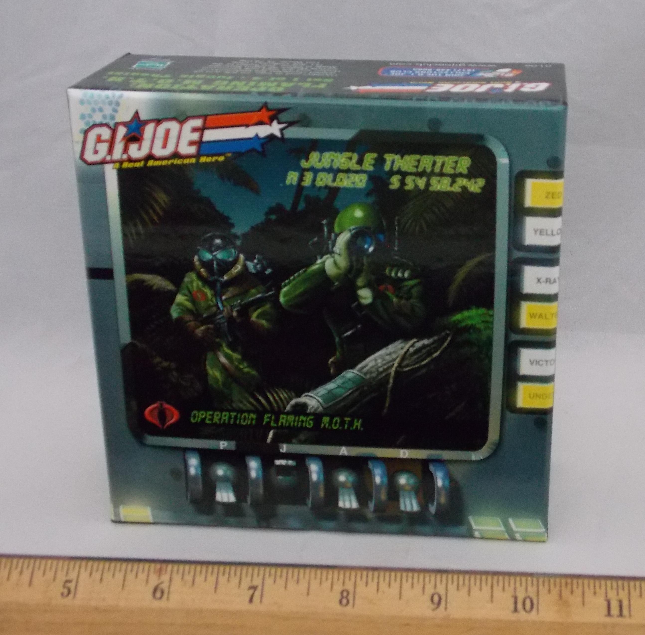 Flaming M.O.T.H.  Jungle Theater G.I. Joe Collector's Club Display Box