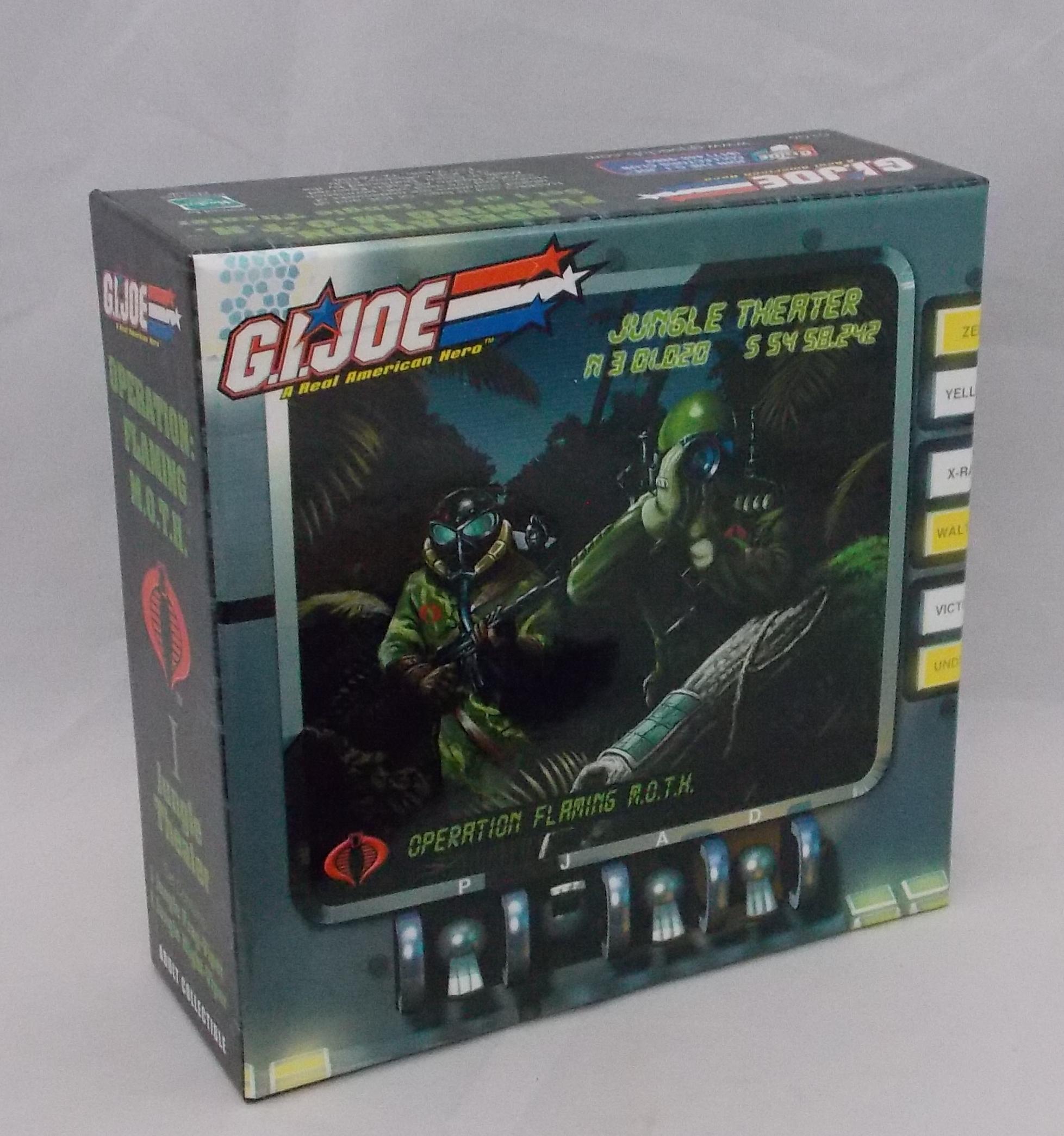 Flaming M.O.T.H.  Jungle Theater G.I. Joe Collector's Club Display Box