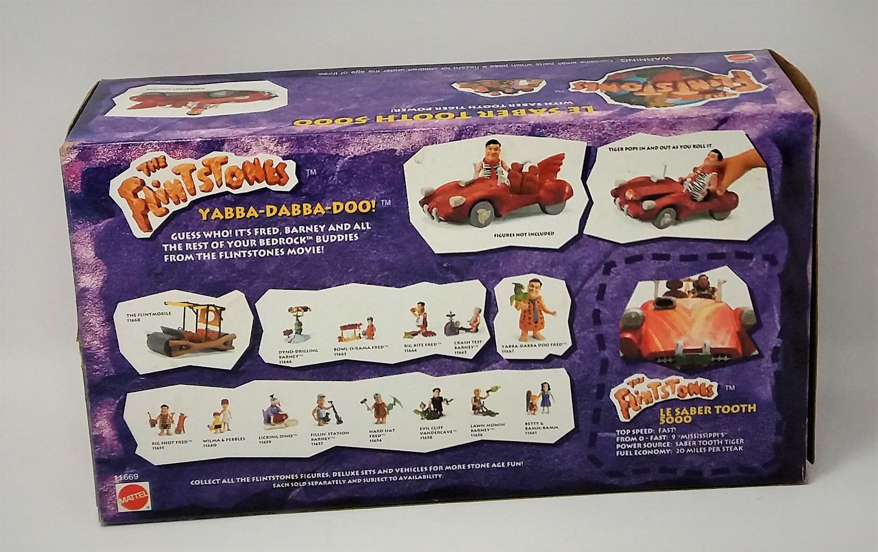 The Flintstones Le Saber Tooth 5000 Action Figure Vehicle