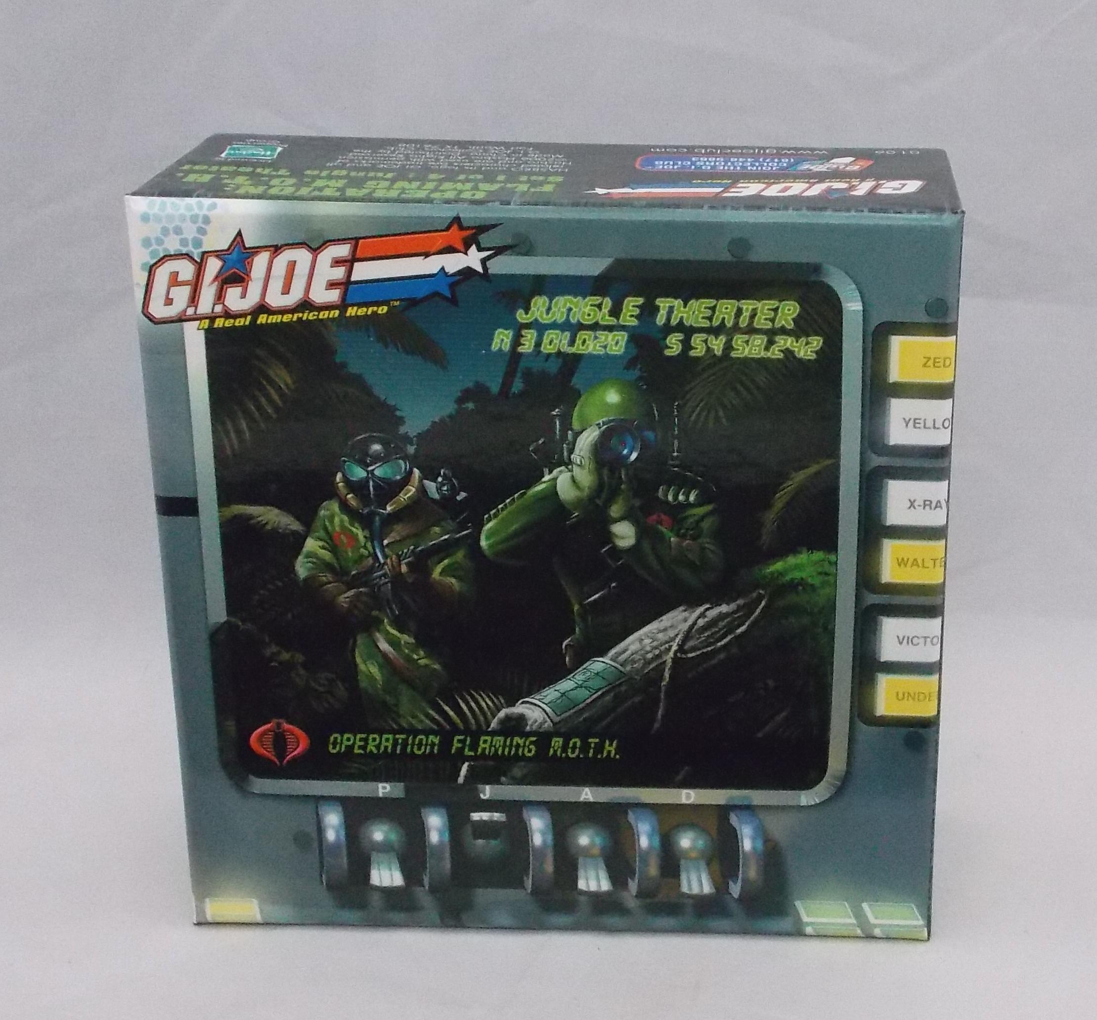 Flaming M.O.T.H.  Jungle Theater G.I. Joe Collector's Club Display Box