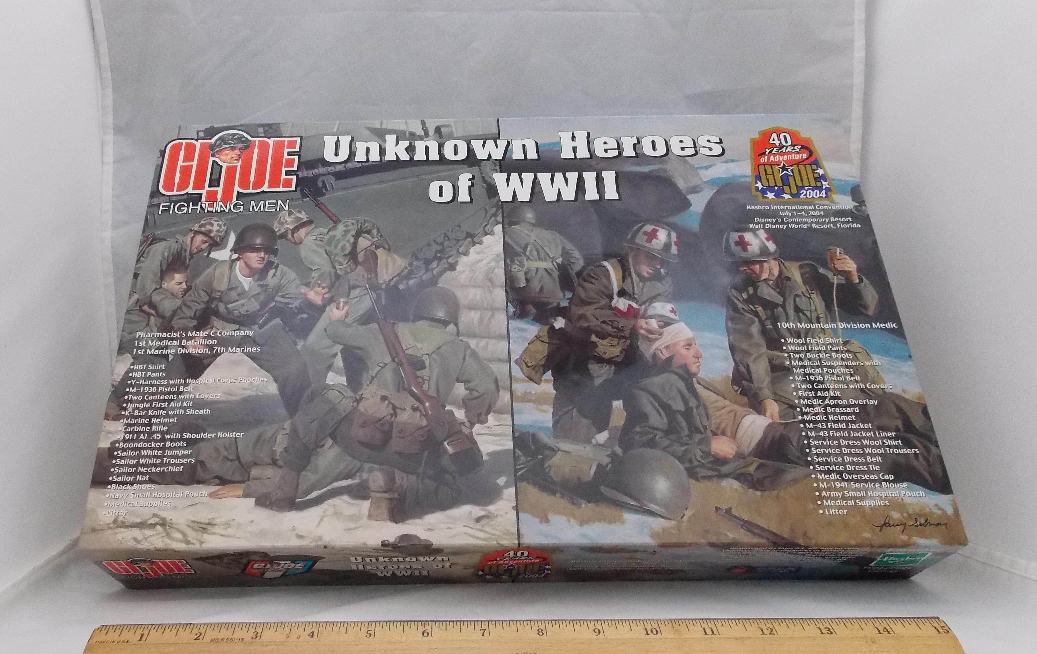 Unknown Heroes 2004  GI Joe Convention Exclusive Collectible Display Box