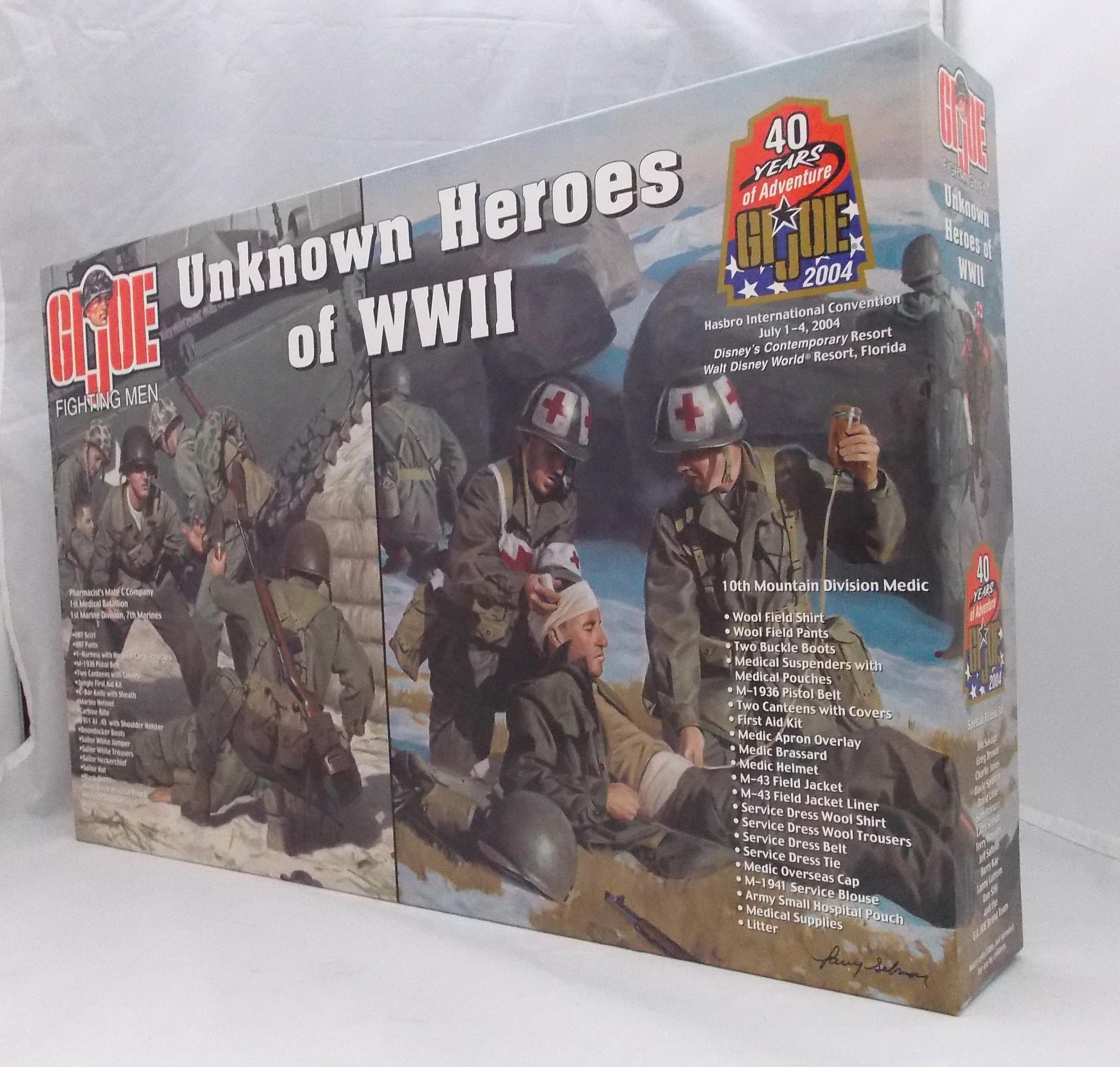 Unknown Heroes 2004  GI Joe Convention Exclusive Collectible Display Box